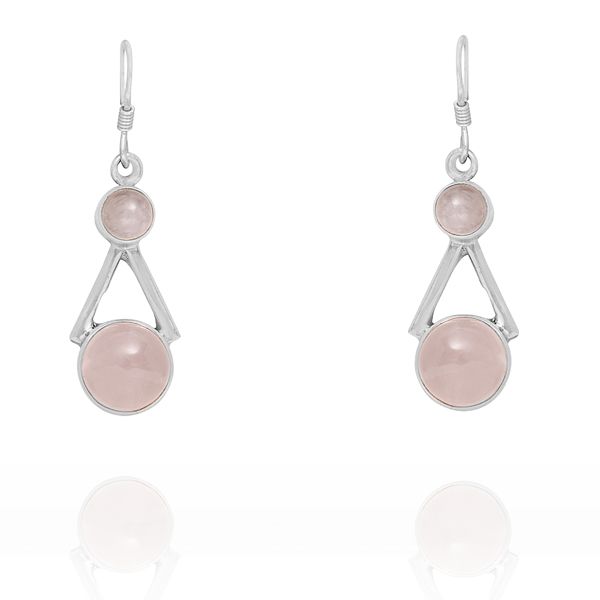 0315010400 Silver Gemstone Earrings