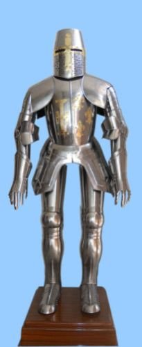 Medieval Knight Crusador Full Suit of Armor Collectible Armor Costume