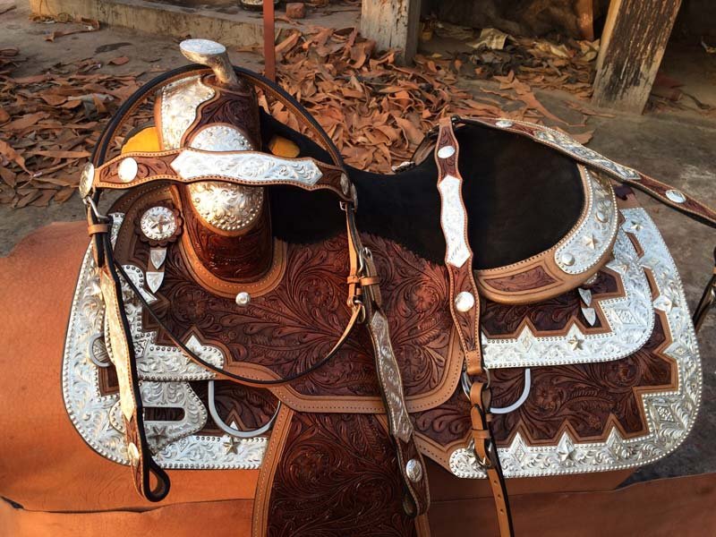 Leather Show Saddle 01