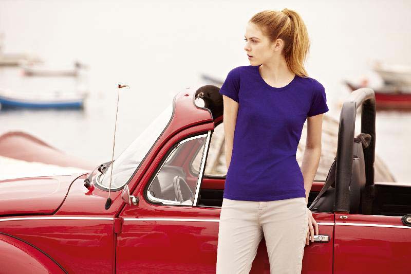 Ladies Round Neck T-Shirts 02