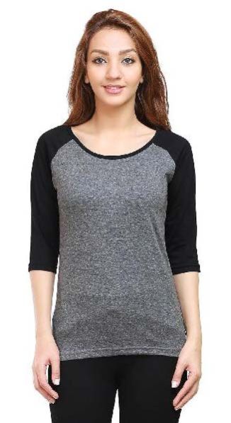 Ladies Round Neck T-Shirts 04