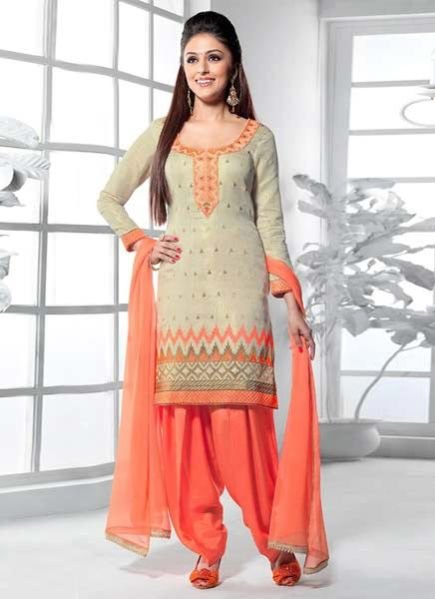 Ladies Chanderi Salwar Suit 02