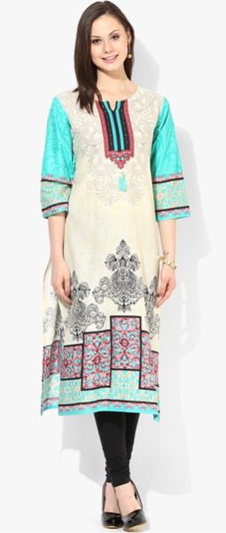 Printed Cotton Kurti 02
