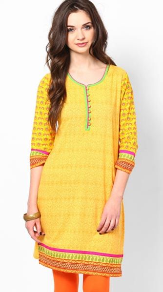 Printed Cotton Kurti 05