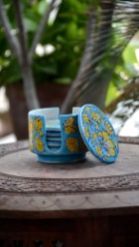 Blue Pottery Coaster Set 02