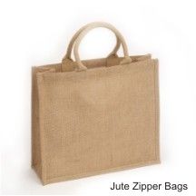 Jute Zipper Bags