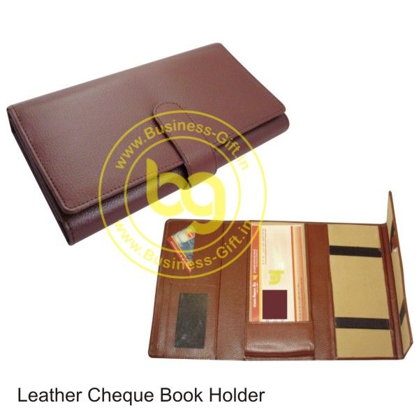 Leather Cheque Book Holders