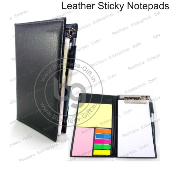 Leather Sticky Notepads