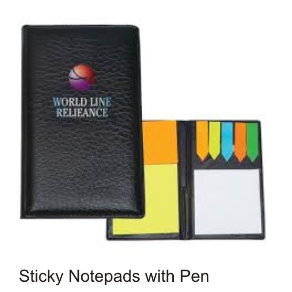 Sticky Notepads with Pen
