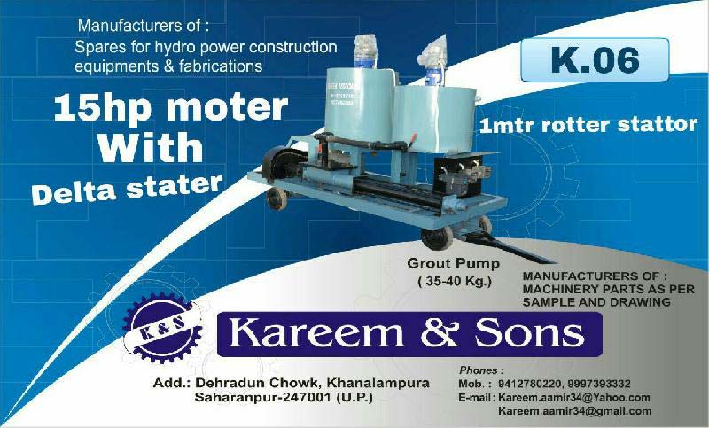 Electric Cement Grouting Pumps 09