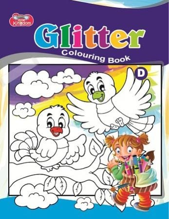 Glitter Colouring Book D