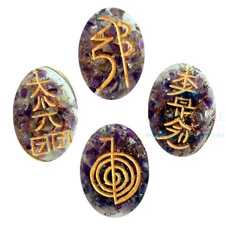 Amethyst Orgone Usai Reiki Set