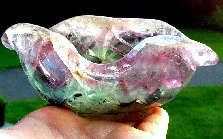 Fluorite Crystal Bowl