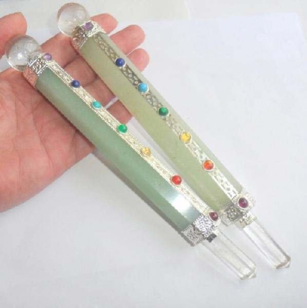 Green Aventurine  7 Chakra Healing Stick