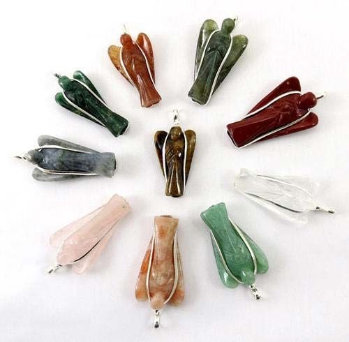 Mix Angel Wire Wrap Pendant