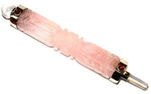Rose Quartz Cut Healing Stick