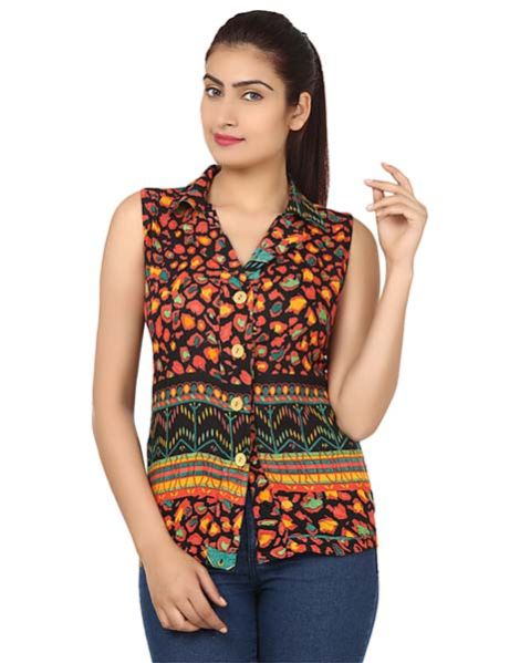 Ladies Shirts (SHT8003 Orange)