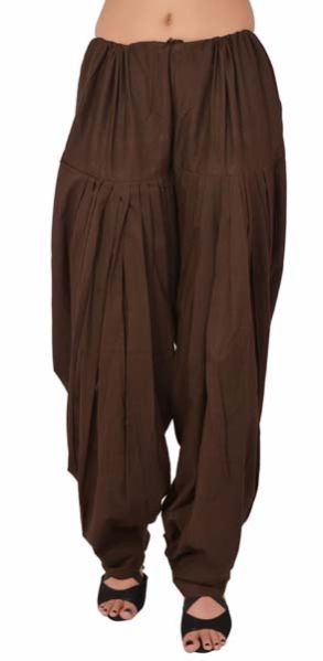 Salwar Semi Patiala Brown