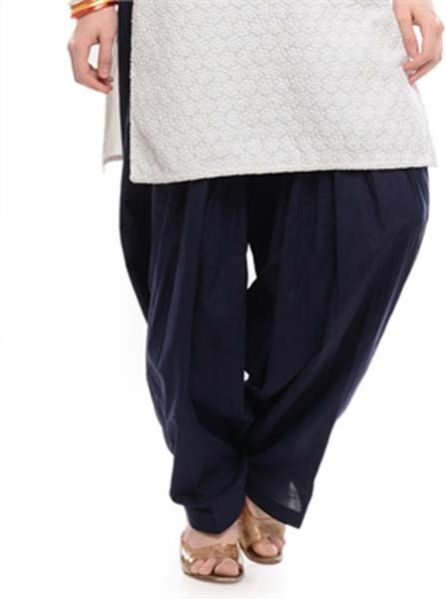 Salwar Semi Patiala Navy Blue