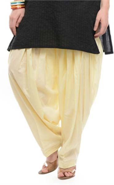 Salwar Semi Patiala Off White