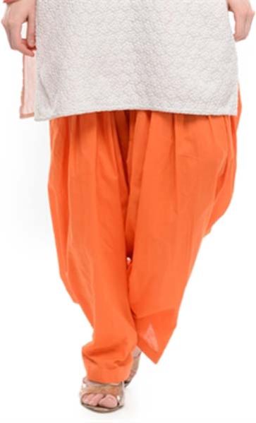 Salwar Semi Patiala Orange