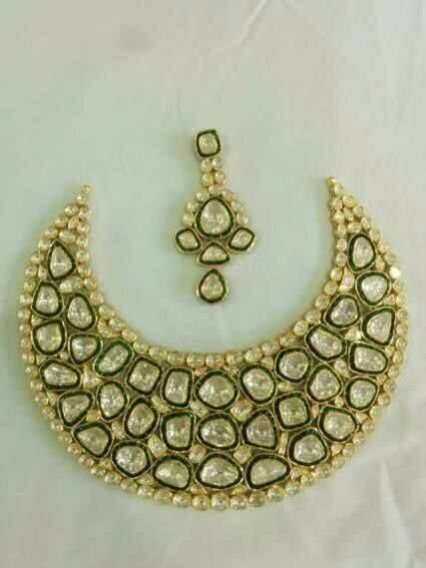 Meenakari Kundan Necklace Set 01