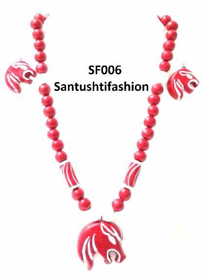 Virgo Terracotta Horoscope Necklace