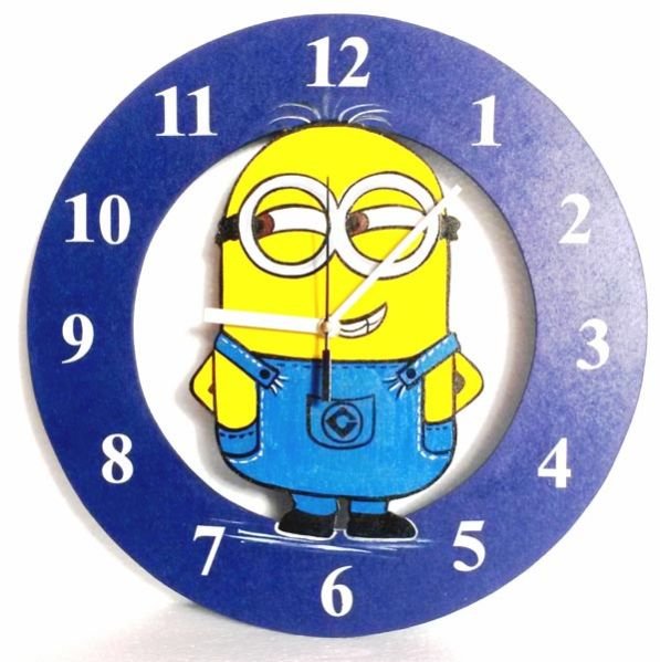 Wooden Cartoon Clock 02