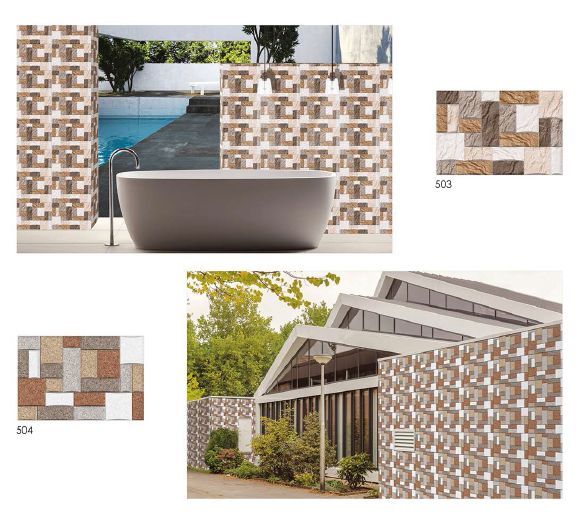 Glossy Series Elevation Wall Tiles 02