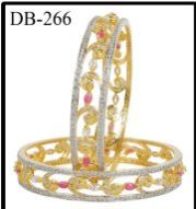 Artificial Diamond Bangles (DB-266)