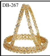 Artificial Diamond Bangles (DB-267)