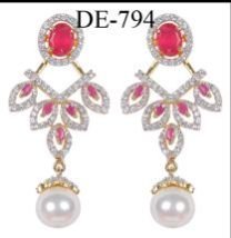 Artificial Diamond Earrings (DE-794)