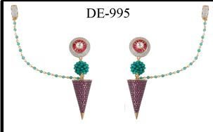 Artificial Diamond Earrings (DE-995)