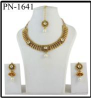 Polki Necklace Set (PN-1641)