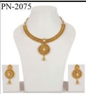 Polki Necklace Set (PN-2075)
