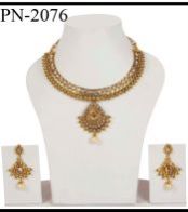 Polki Necklace Set (PN-2076)