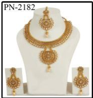 Polki Necklace Set (PN-2182)
