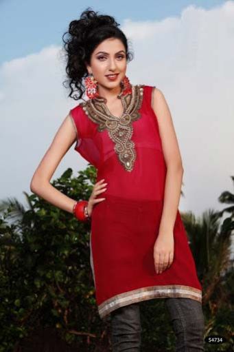 Hand Work Kurti (54734)
