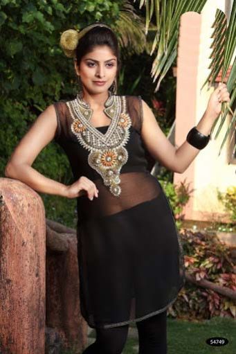 Hand Work Kurti (54749)