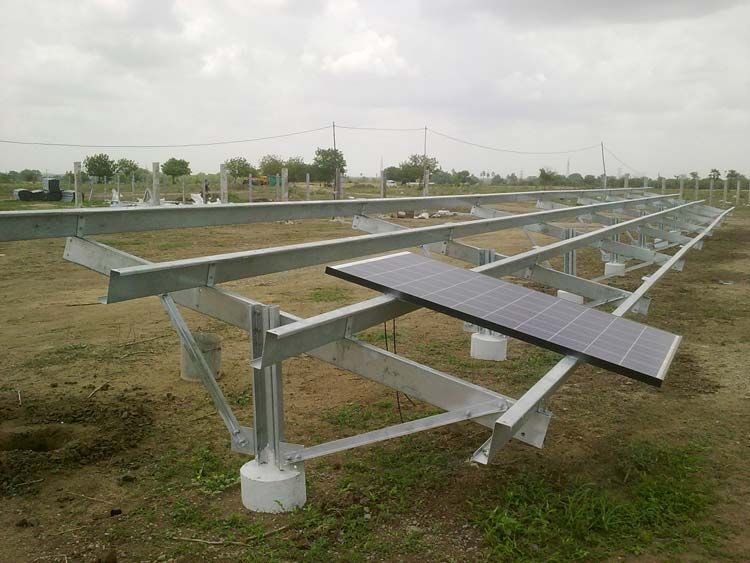 Solar Panel Mounting Structure 01
