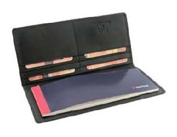 Leather Cheque Book Holder 02