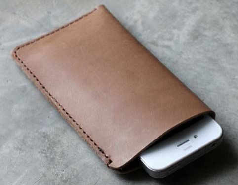 Leather Mobile Holder 01
