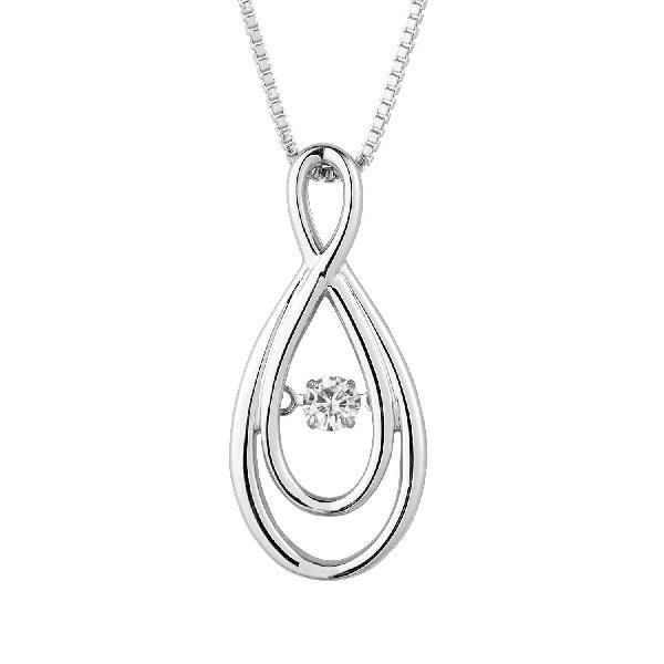 Classic Round Diamond Pendant 01