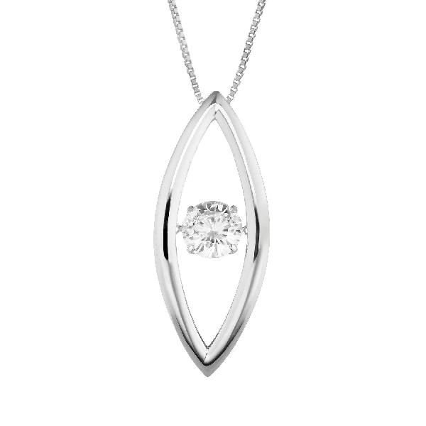 Classic Round Diamond Pendant 02