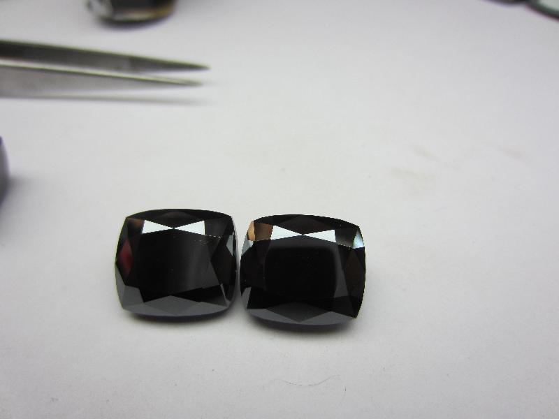 Cushion Cut Natural Black Loose Diamond (13)