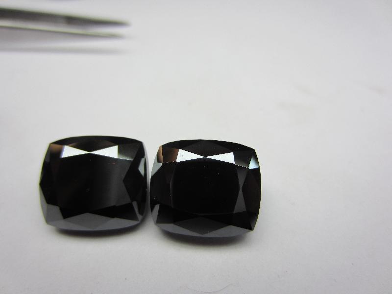 Cushion Cut Natural Black Loose Diamond (14)