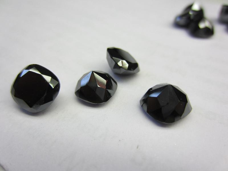 Cushion Cut Natural Black Loose Diamond (16)