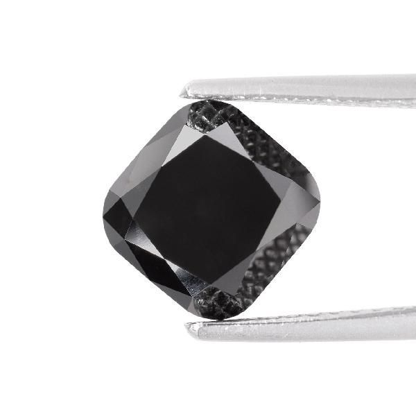 Cushion Cut Natural Black Loose Diamond (5)