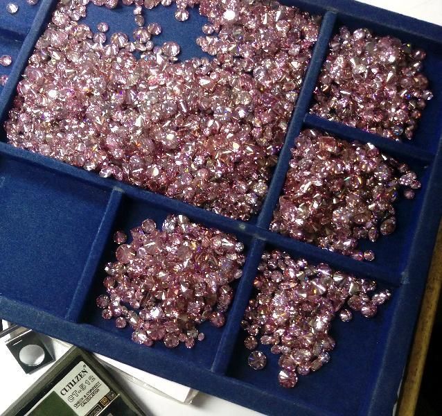 Pink Color Loose Diamond  04