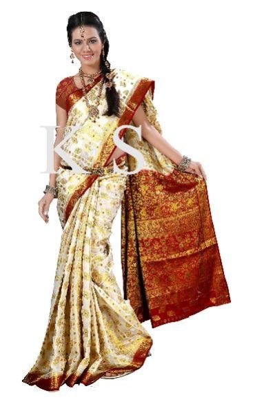 Kanchipuram Art Silk Contrast Sarees (KALA000007)